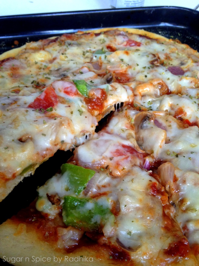 Veggie Pizza at Home