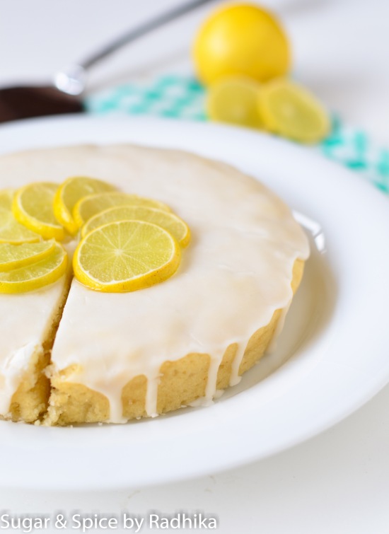 Eggless Lemon Drizzle Cake