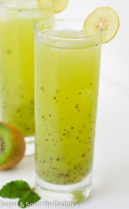 Kiwi Basil Lemonade
