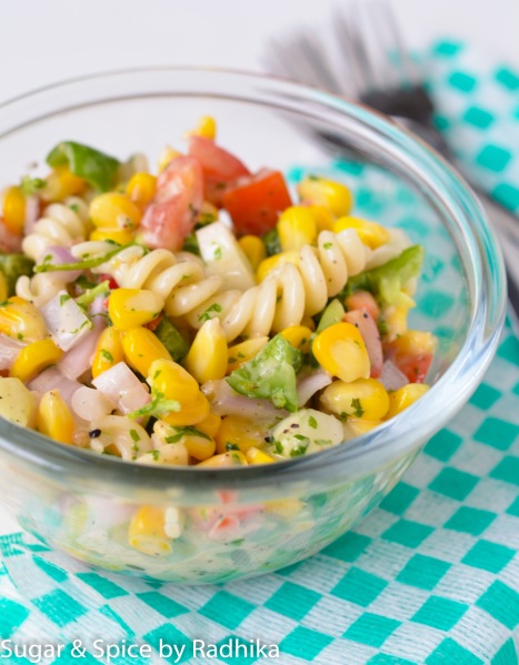 Corn and Pasta Salad