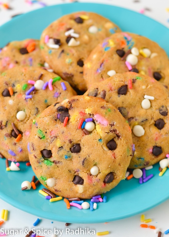 Chocolate Chip Sprinkle Cookies